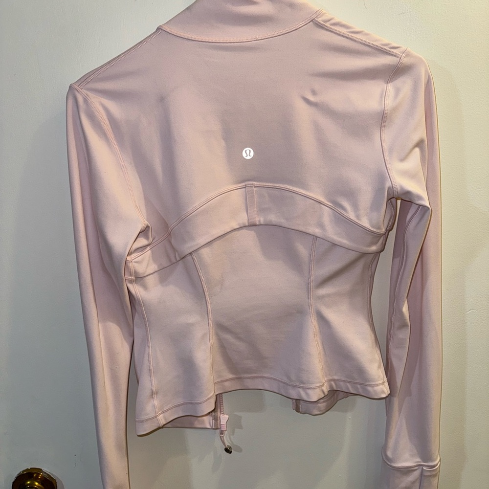 lululemon athletica Pink Women's crop zip up jacket